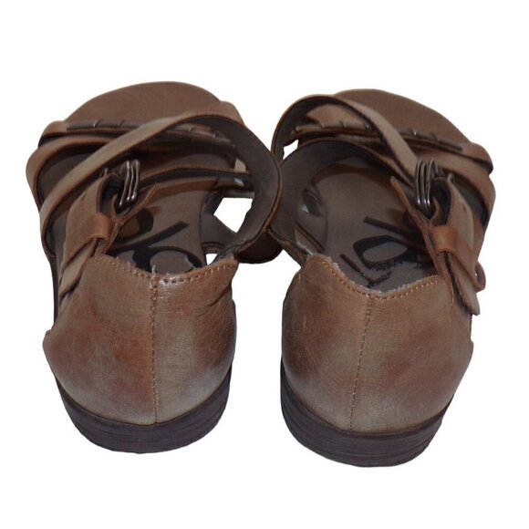 OTBT Women Sandals, Pender Strappy Leather Open Toe Buckle Closure Size 6 - Picture 4 of 5